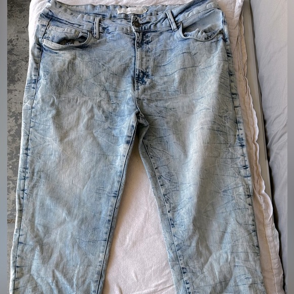 stitches & rivets Jeans Stitches And Rivets Acid Wash Denim Jeans
